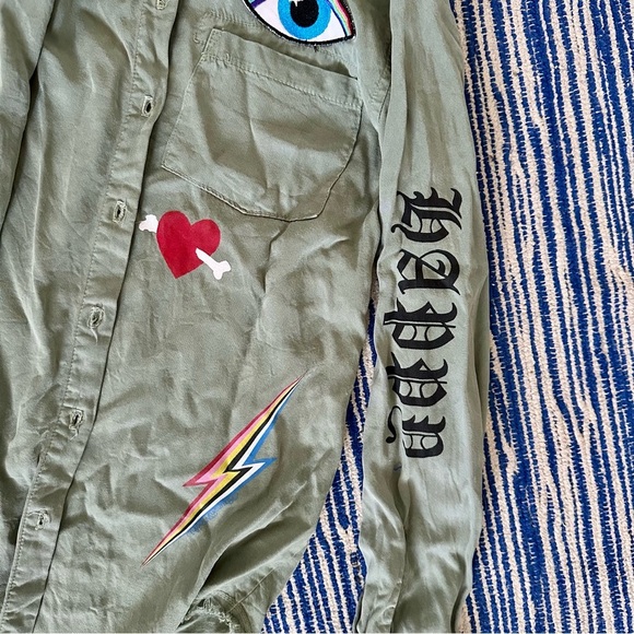 REVOLVE Bone Elements LS Button Up Shirt | Sloane by Lauren Moshi Size Small - Picture 7 of 12